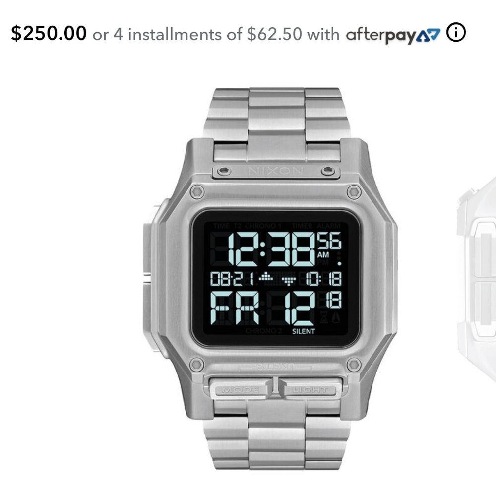 🆕NIXON REGULUS SS 46MM WATCH
